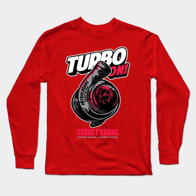 Race Turbo Long Sleeve T-Shirt by Rockartworks